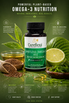 Careflexa Omega Veg 1200mg | Plant Based Omega Wellness Supplement | Heart & Brain Support