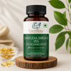 Careflexa Omega 3 Veg Supplement | Plant-Based Vegan Omega 3 Capsules with DHA & EPA for Heart, Brain, Eye & Joint Health